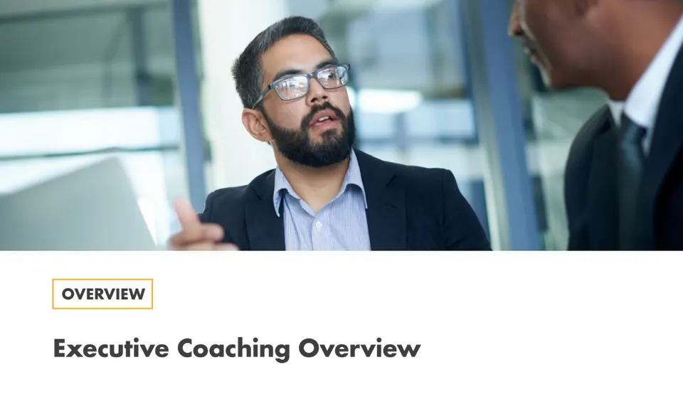 Executive Coaching guide cover