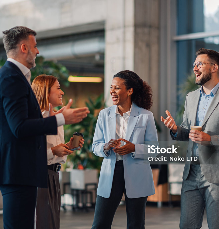 Leaders engaged in a community of practice or learning event.